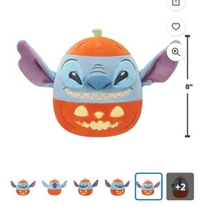 Squishmallows Orange and Blue Stuffed Animal